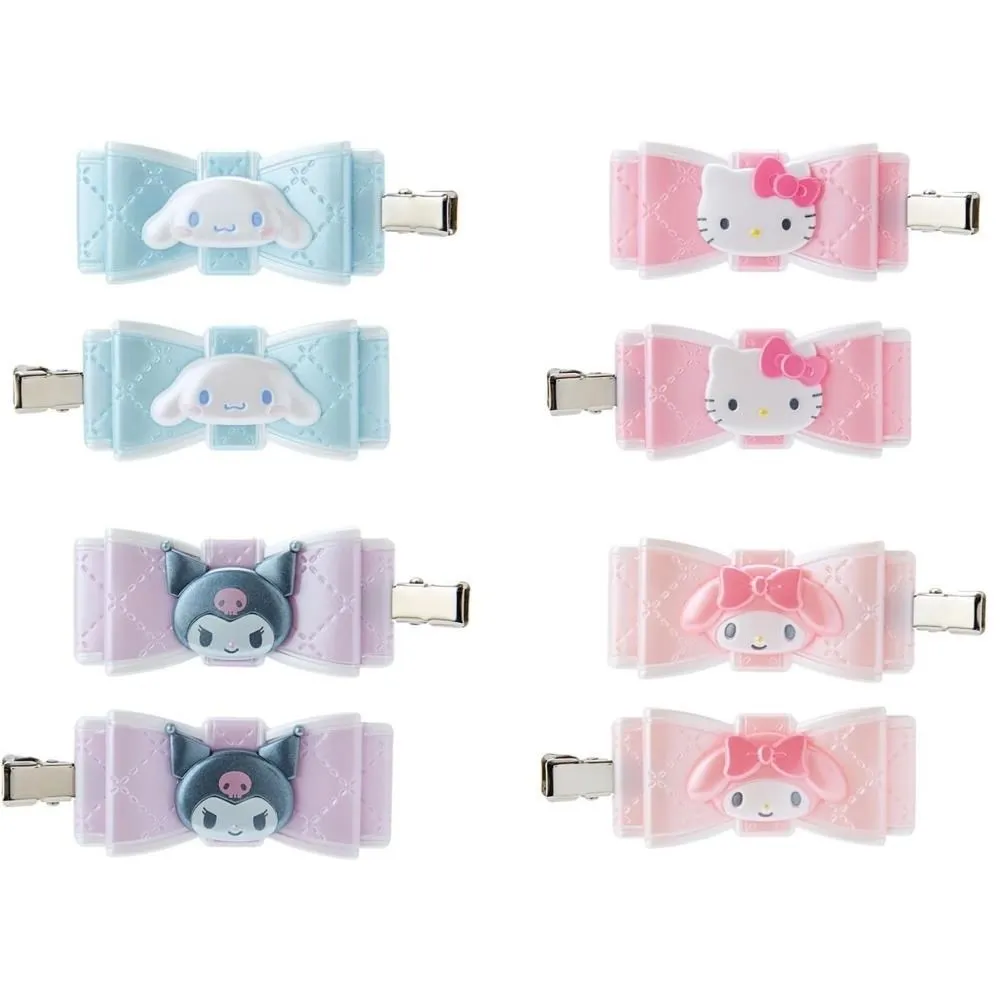 日本Sanrio三麗鷗少女瀏海髮夾立體造型髮飾A301027(2入;可選Hello Kitty凱蒂貓/酷洛米/大耳狗/美樂蒂) 歷史價格詳細信息