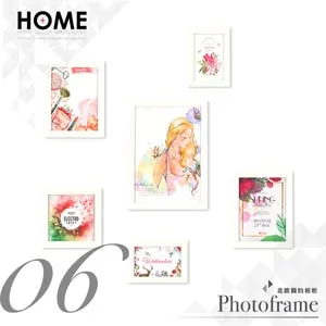 北歐實木相框牆 柚木色 12入組合 歷史價格詳細信息