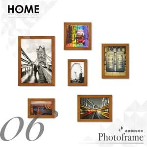 北歐實木相框牆 原木色 10入組合 歷史價格詳細信息