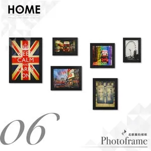 北歐實木相框牆 黑色 白色 10入大尺寸組合 歷史價格詳細信息