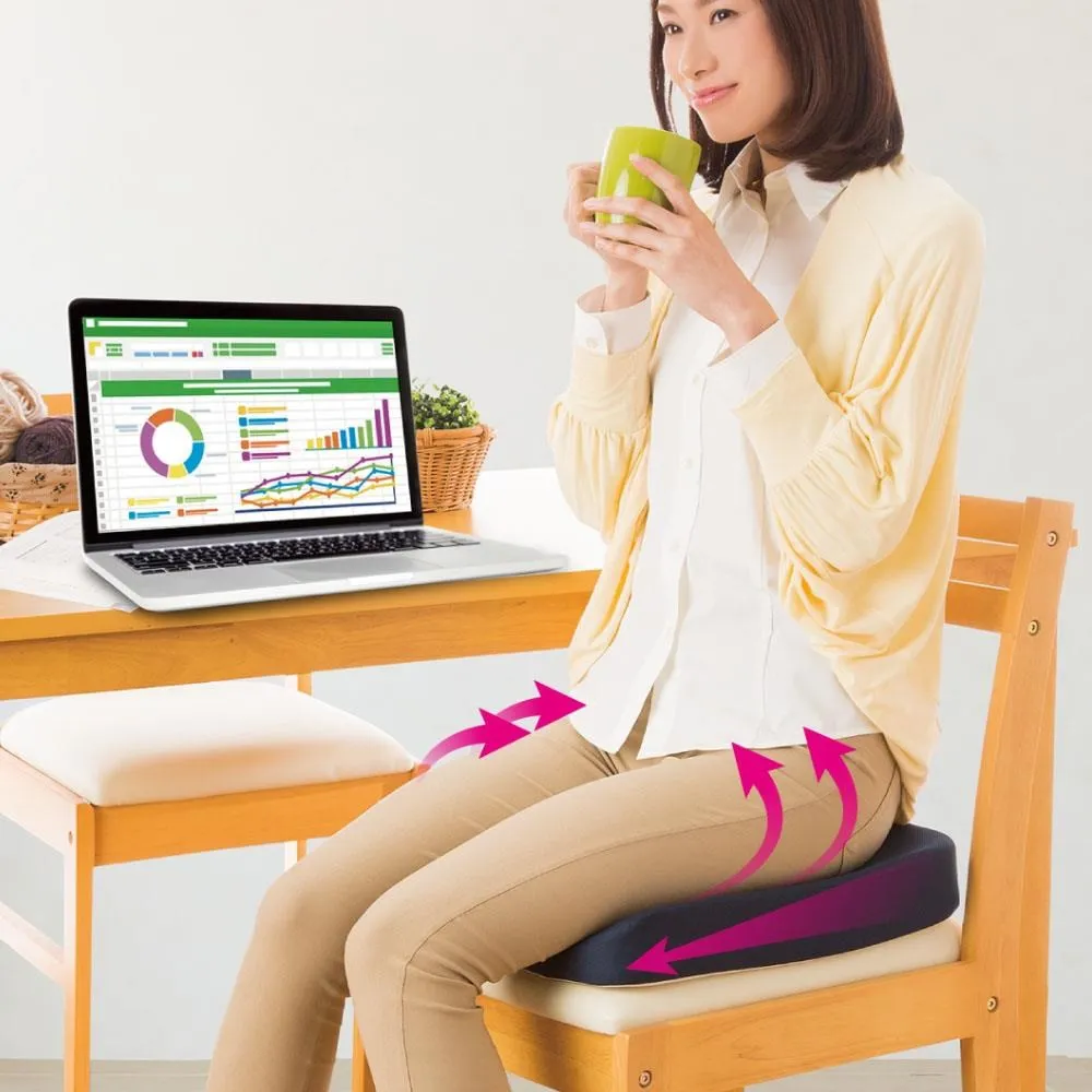 低反發坐墊/煙燻藍直徑34cm【MUJI 無印良品】 歷史價格詳細信息