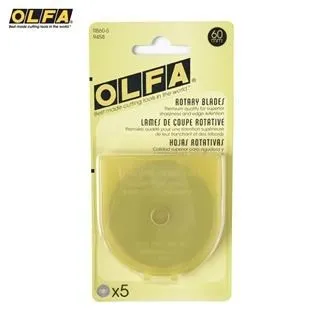OLFA 60m/m 割布(拼布) 刀 / 支 RTY-3/G 歷史價格詳細信息