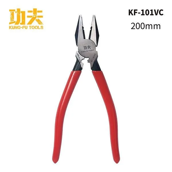 台灣製【功夫】9吋 專利 可剝線 省力 偏芯鋼絲鉗 (附壓著) 鋼絲鉗 KF-909DC鉗子 功夫 歷史價格詳細信息