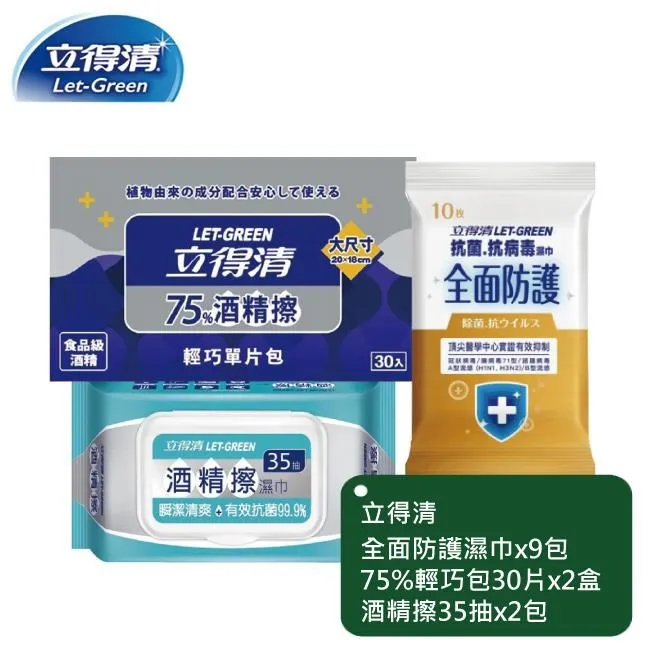 【立得清】酒精擦 酒精濕巾 35抽X2包｜卡多摩 歷史價格詳細信息