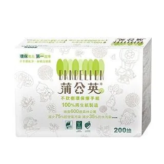 蒲公英 環保擦手紙(150抽X5包/串)[大買家] 歷史價格詳細信息