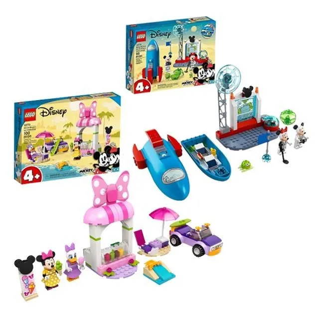 【LEGO 樂高積木超值組】米妮冰淇淋商店 10773+Disney幼兒米妮小汽車 歷史價格詳細信息