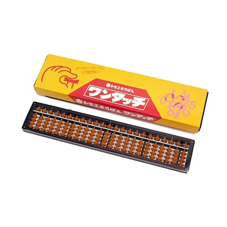 日本 TOMOE SOROBAN 木製珠算算盤 4x23檔(木框+木頭算盤珠)A款 歷史價格詳細信息