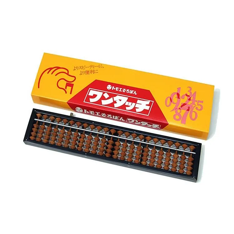 日本 TOMOE SOROBAN 木製珠算算盤 4x23檔(木框+木頭算盤珠)A款 歷史價格詳細信息