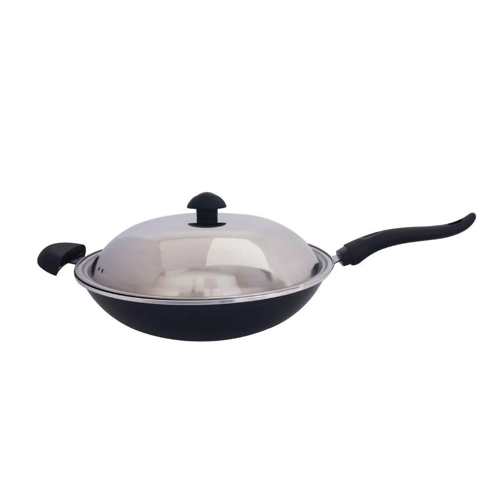 派樂大亨遠紅外線備長炭 大富單柄炒菜鍋 36cm附不鏽鋼鍋蓋 歷史價格詳細信息