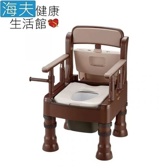 【海夫健康】日本 附腳輪 暖房 舒適便座 便盆椅 MH型 咖啡色(HEFR-33) 歷史價格詳細信息
