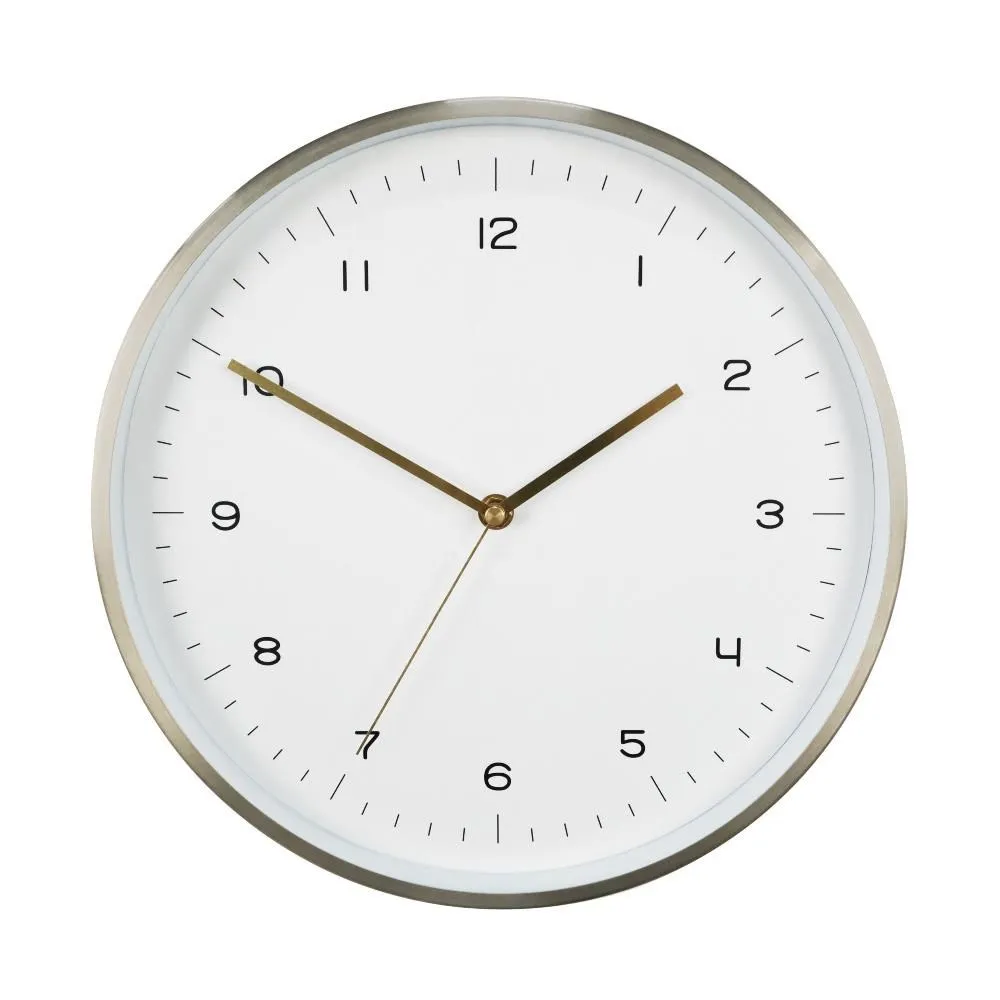 【CarryPlus】8吋雅典曲面玻璃掛鐘-白色 歷史價格詳細信息