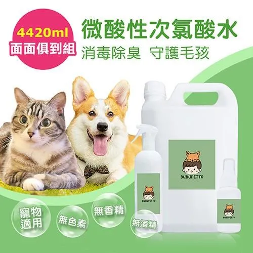 【BUBUPETTO】毛小孩次氯酸水微酸性-超值組6000ml/組(次氯酸水 衛生 居家 貓 狗 毛小孩) 歷史價格詳細信息