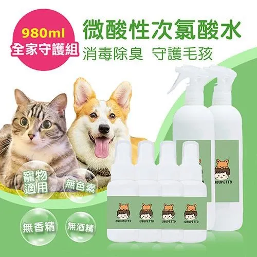 【BUBUPETTO】毛小孩次氯酸水微酸性-超值組6000ml/組(次氯酸水 衛生 居家 貓 狗 毛小孩) 歷史價格詳細信息