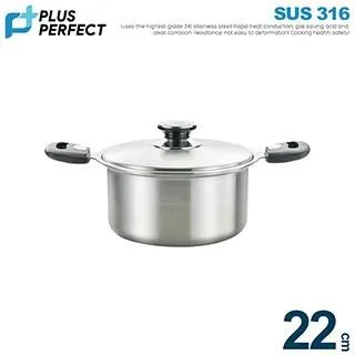 極緻316七層複合金湯鍋-18cm單把附蓋-台灣製造-《PERFECT 理想》 歷史價格詳細信息