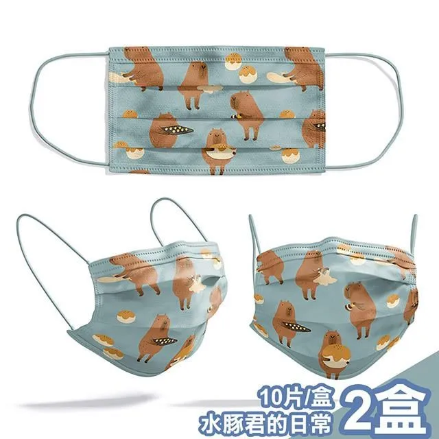 【喵喜MAOWHAHA】醫療級三層平面口罩10片/盒x2-我的世界我作主(A1100905a) 歷史價格詳細信息