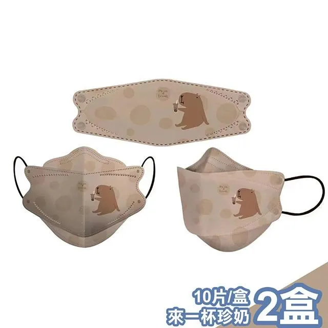 【喵喜MAOWHAHA】醫療級三層KF94口罩10片/盒x2-水豚君泡柚子溫泉(A1101004b) 歷史價格詳細信息