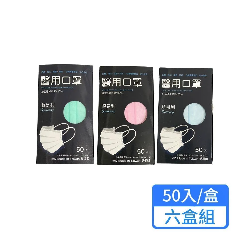 【順易利】「50入」雙鋼印 醫 療 級平面口罩-特別色(雙鋼印 醫 用 口罩 ) 歷史價格詳細信息
