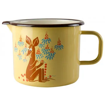 芬蘭Muurla-1600-037-01小鹿斑比琺瑯罐1.3L/收納罐/乾果罐/糖果罐/咖啡罐 歷史價格詳細信息