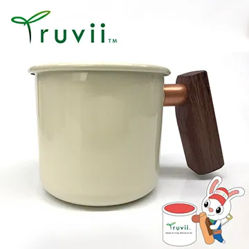 Truvii 木柄琺瑯杯 400ml 杯子 露營杯 咖啡杯 茶杯 不鏽鋼杯 馬克杯 歷史價格詳細信息