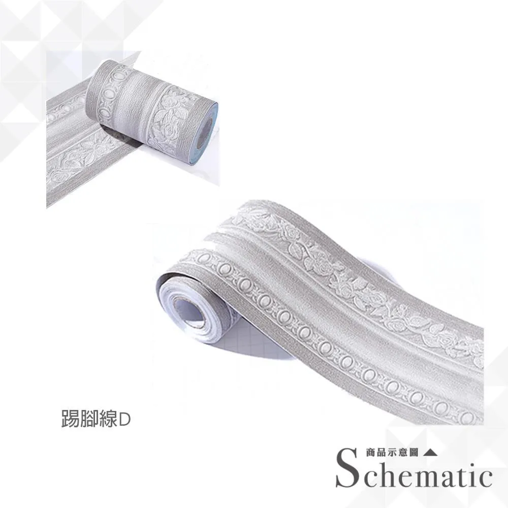 歐風加厚款踢腳線 A款二入 踢腳板 腰線貼 歷史價格詳細信息