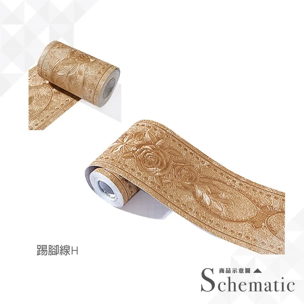 歐風加厚款踢腳線 A款二入 踢腳板 腰線貼 歷史價格詳細信息