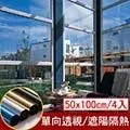 【媽媽咪呀】抗UV防曬降溫玻璃貼高遮光黑色系列50x100cm四入(加贈萬用去污膏一罐) 歷史價格詳細信息