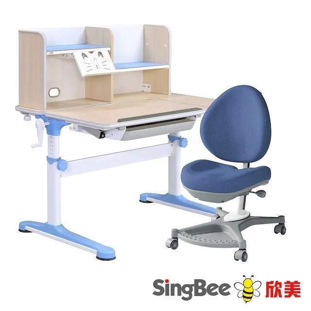 【SingBee 欣美】DIY-非凡成長雙板桌+90桌上書架+139S椅-兒童書桌椅/台灣製 歷史價格詳細信息