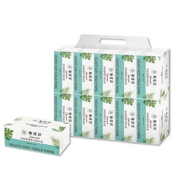 Superpure極度淳 淨柔感抽取式花紋衛生紙100抽100包/箱 歷史價格詳細信息