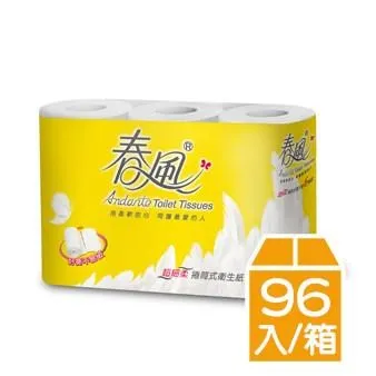 春風 衛生紙 小捲筒 270組x6粒x16串共96入【採用100%純紙漿製造】 歷史價格詳細信息