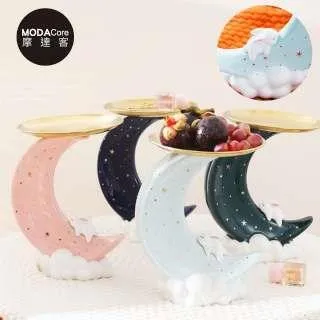 摩達客◉春節開運◉現代藝術白色設計師招財貓(大)喵星人時尚擺飾 歷史價格詳細信息