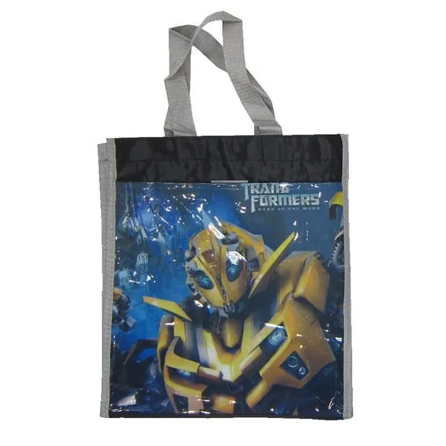 【正版】變形金剛 大容量帆布提袋/拉鍊購物袋-藍色 歷史價格詳細信息