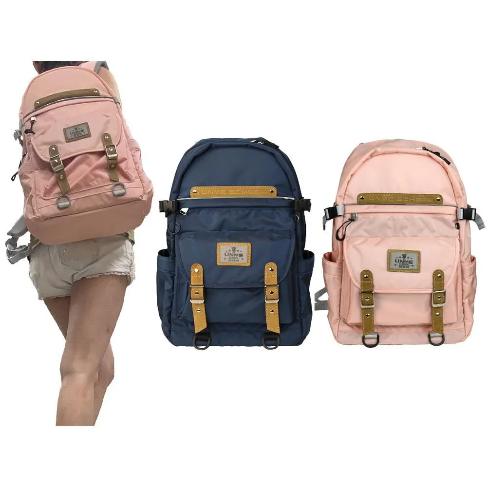 UNME 後背書包MIT大容量胸扣護脊透氣可A4資料夾上學中高年級適用 歷史價格詳細信息
