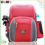 【UnMe】英式學院風人體工學後背書包/紅格 歷史價格詳細信息