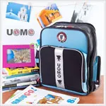 【UnMe】復古蘇格風護脊書包/藍格 歷史價格詳細信息