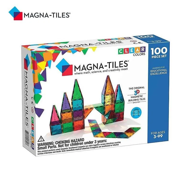 Magna-Tiles®彩色透光磁力積木 可透過光線的彩色磁性積木 歷史價格詳細信息
