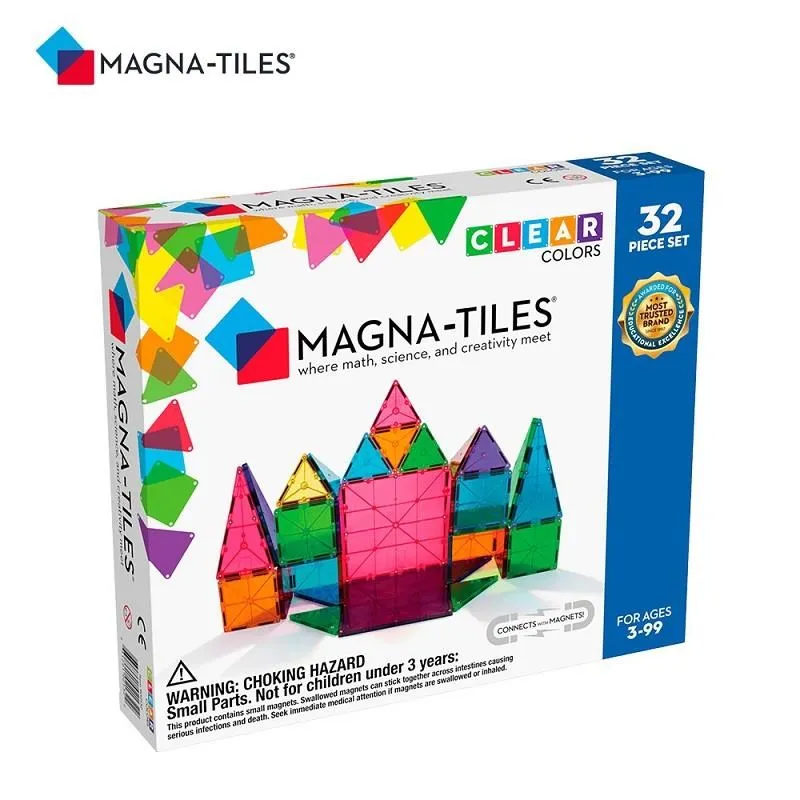 Magna-Tiles®彩色透光磁力積木 可透過光線的彩色磁性積木 歷史價格詳細信息