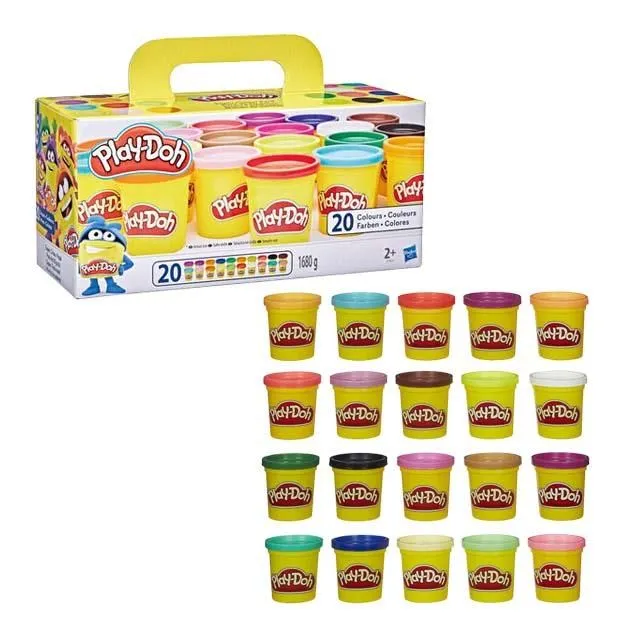 【PLAYDOH 培樂多】繽紛20色黏土組 A7924 歷史價格詳細信息