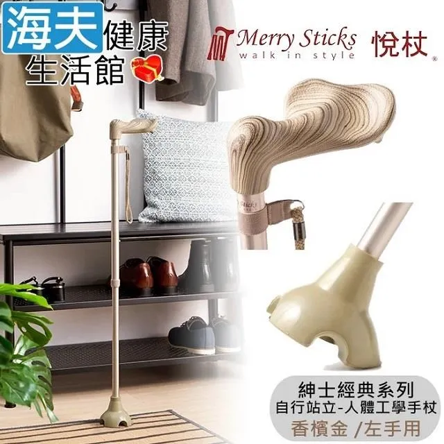 Merry Sticks 悅杖 自立式人體工學手杖-酒紅莊園 (右手用) (單支)【杏一】 歷史價格詳細信息