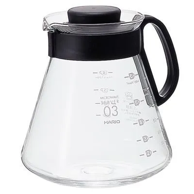 【HARIO】V60經典耐熱玻璃咖啡壺600ml(XVD-60B) 歷史價格詳細信息