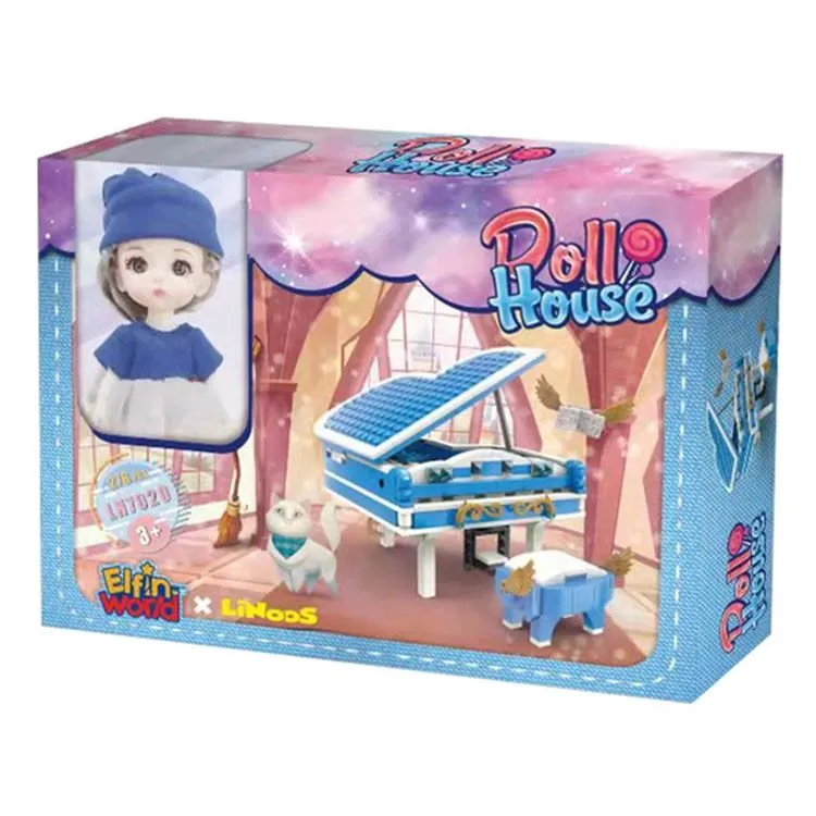 BanBao 邦寶積木 精靈世界娃娃屋 - LINDA&amp;練琴室 LN7020【小瓶子的雜貨小舖】 歷史價格詳細信息