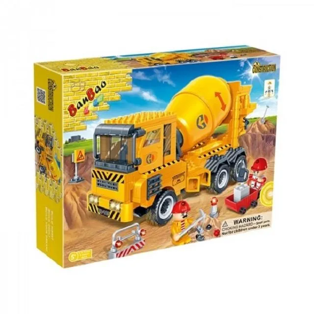 【BanBao 積木】工程系列-混凝土攪拌基地 8532  (樂高通用) 歷史價格詳細信息