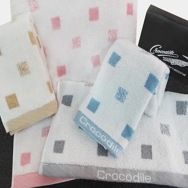 【CROCODILE 鱷魚牌】方格典雅螞蟻紗浴巾 歷史價格詳細信息