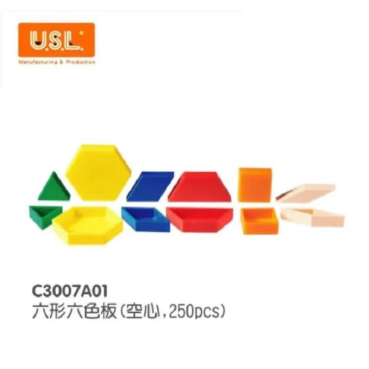 USL遊思樂台製教具-形狀空間變化-三角形連接塊(5色/300pcs) C5008A01 歷史價格詳細信息