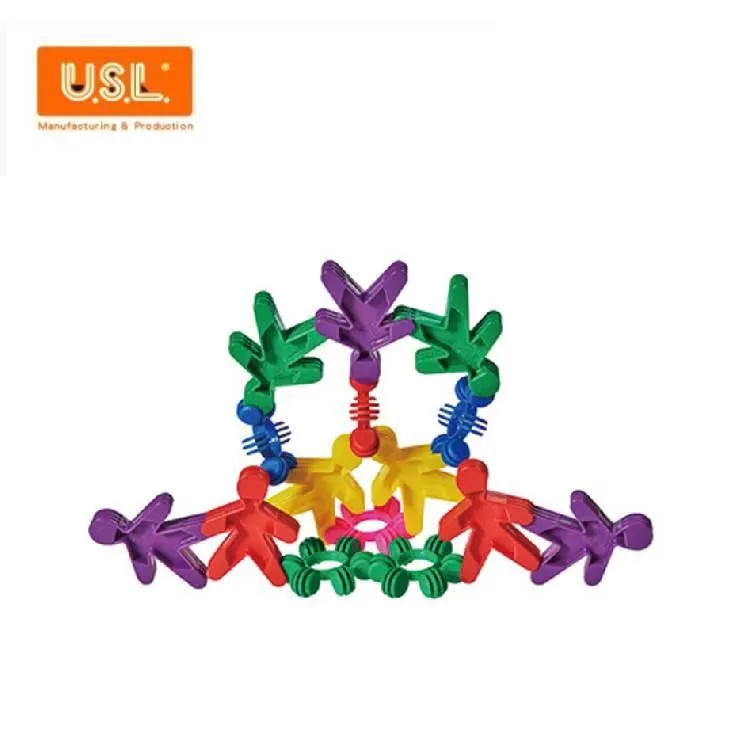 USL遊思樂教具 人形積木 (5色,100pcs) E3003A01【小瓶子的雜貨小舖】早教玩具 啟蒙玩具 歷史價格詳細信息