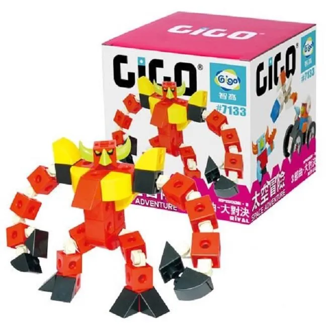 益智城《智高積木/Gigo積木/科學教具玩具/益智玩具》智高Gigo綠色能源~遙控機械組(吊車/老爺車/折疊車/機器人) 歷史價格詳細信息