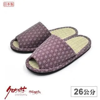 【Croissant 科羅沙】日本和風水玉膠底草拖 藍28CM 歷史價格詳細信息