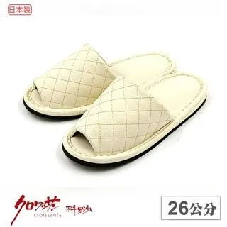 日本CROISSANT皮製女用休閒楔形涼鞋(女段)4592黑M=23~23.5cm-零碼出清 歷史價格詳細信息