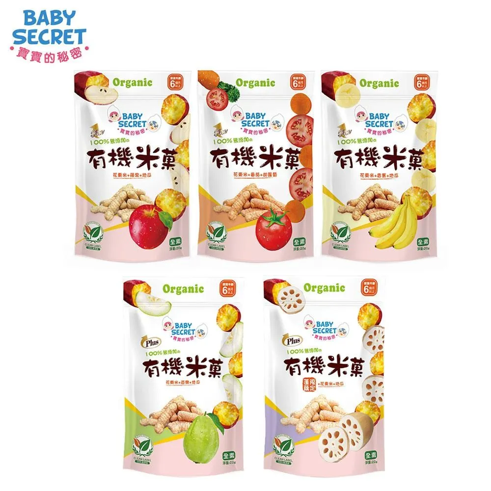 BABY SECRET 寶寶的秘密 有機蘋果米菓 4入裝 歷史價格詳細信息