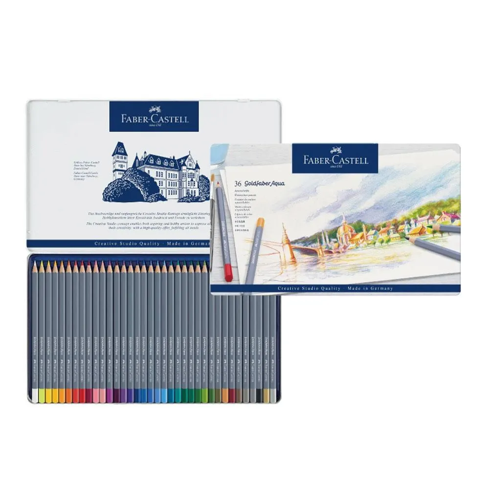 Faber Castell Goldfaber 水性色鉛筆 12色  W124963 歷史價格詳細信息