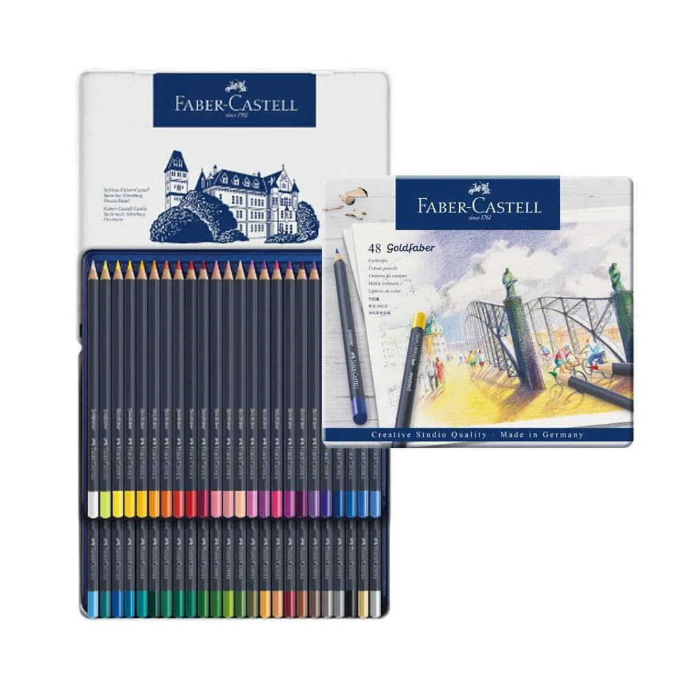 Faber Castell Goldfaber 水性色鉛筆 12色  W124963 歷史價格詳細信息